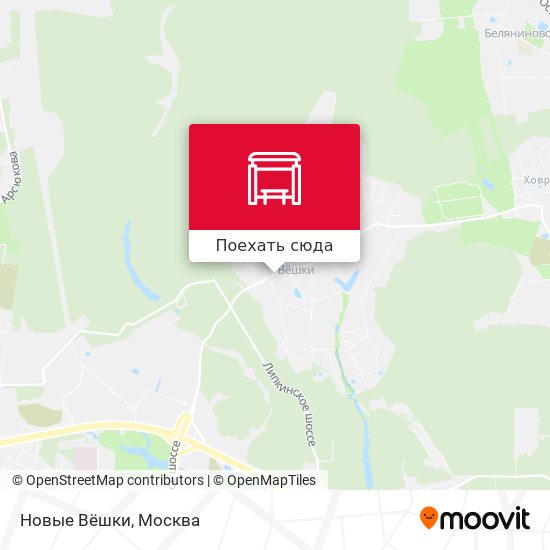 Карта Новые Вёшки