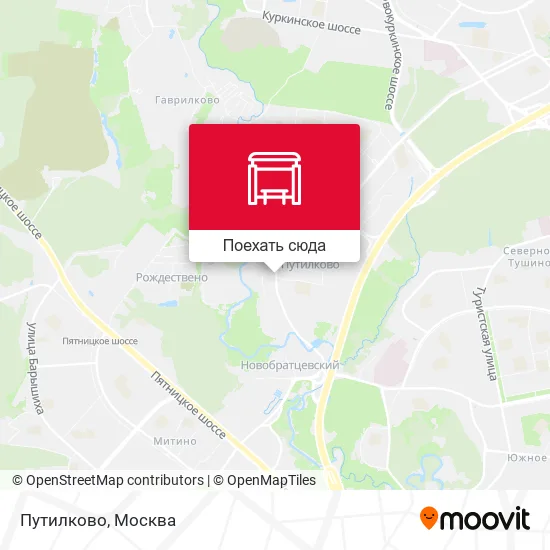 Карта Путилково