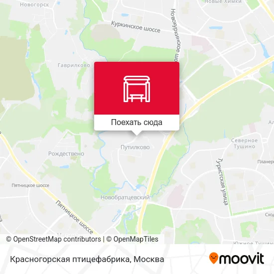 Карта Красногорская птицефабрика