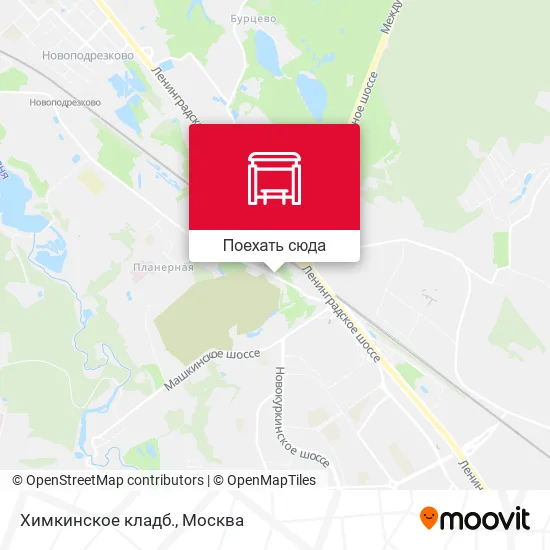 Карта Химкинское кладб.