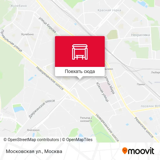 Карта Московская ул.