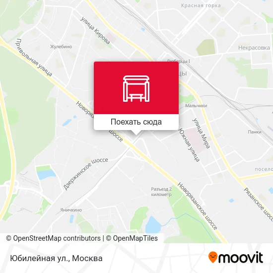 Карта Юбилейная ул.