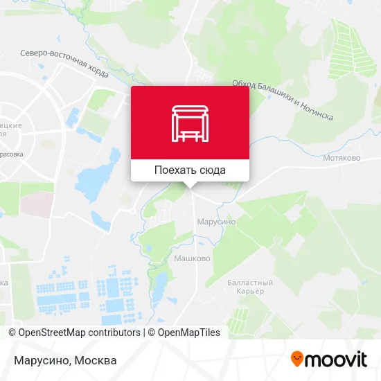Карта Марусино