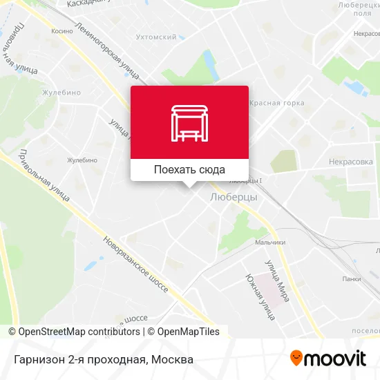 Карта Гарнизон 2-я проходная