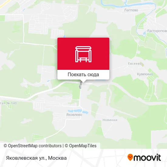 Карта Яковлевская ул.