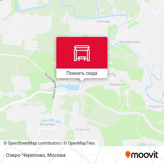 Карта Озеро Черепово