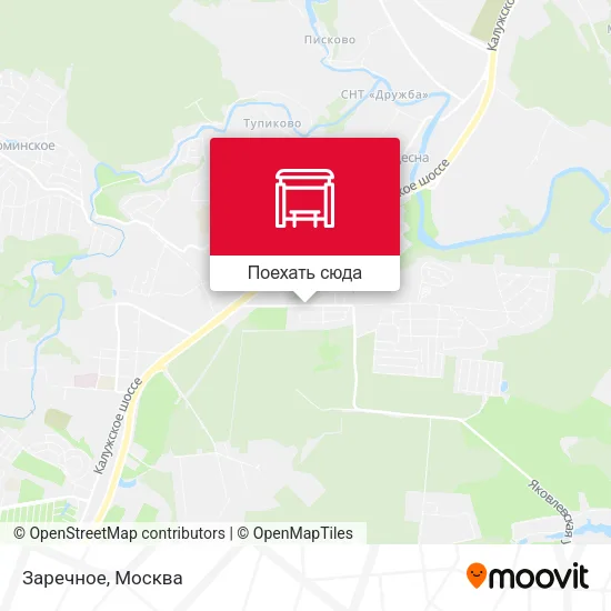 Карта Заречное