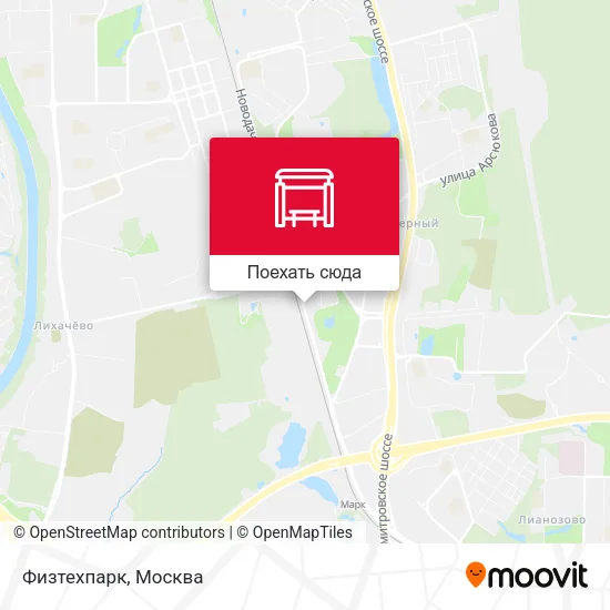 Карта Физтехпарк