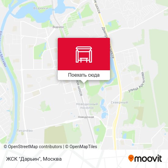 Карта ЖСК "Дарьин"