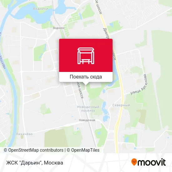 Карта ЖСК "Дарьин"