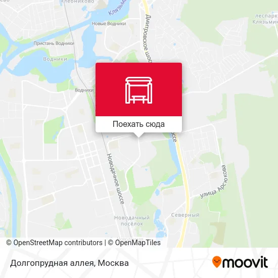 Карта Долгопрудная аллея