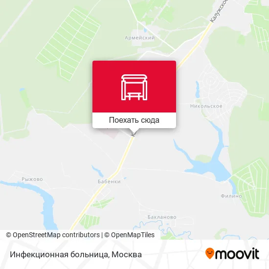 Карта Инфекционная больница