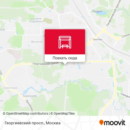 Карта Георгиевский просп.