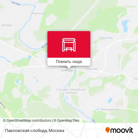 Карта Павловская слобода