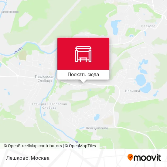 Карта Лешково