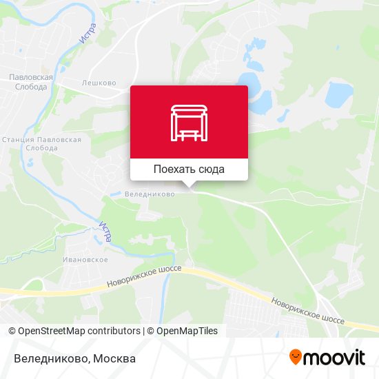 Карта Веледниково