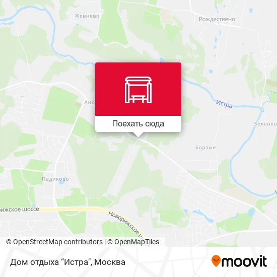Карта Дом отдыха “Истра"