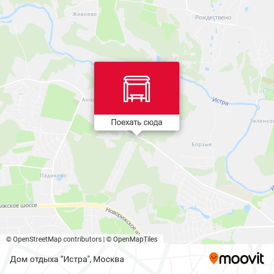 Карта Дом отдыха “Истра"