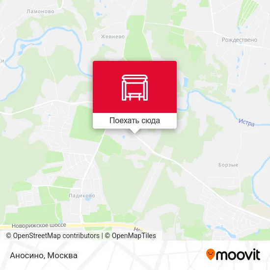 Карта Аносино