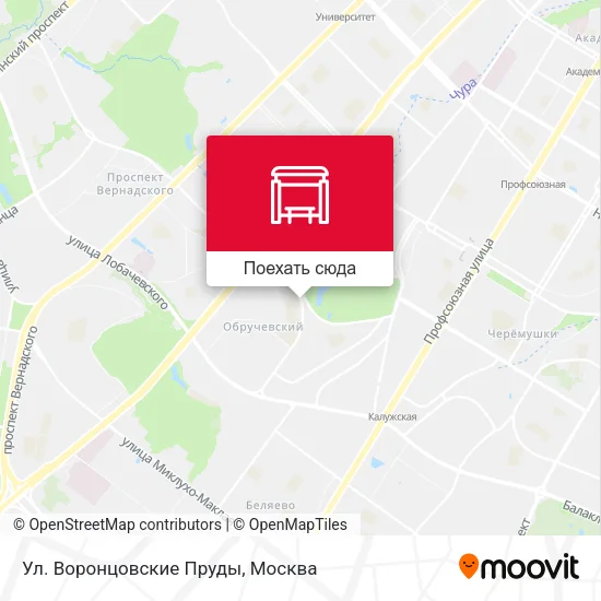 Карта Ул. Воронцовские Пруды
