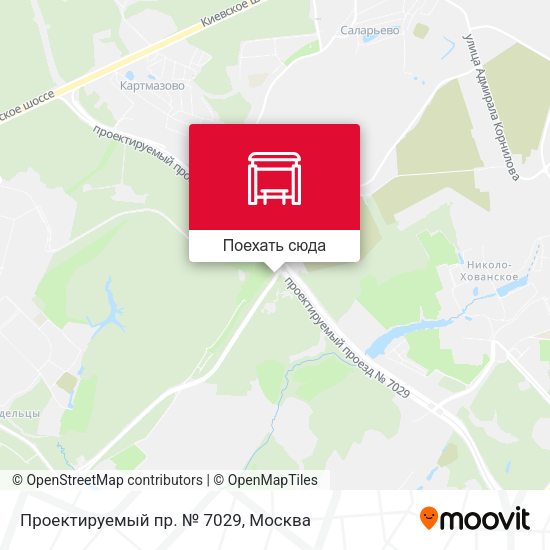 Карта Проектируемый пр. № 7029