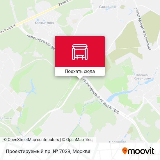 Карта Проектируемый пр. № 7029