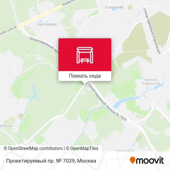 Карта Проектируемый пр. № 7029