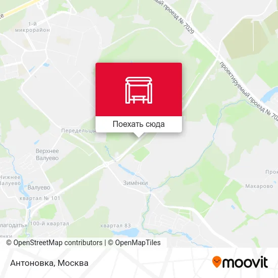 Карта Антоновка