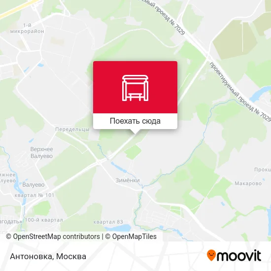 Карта Антоновка