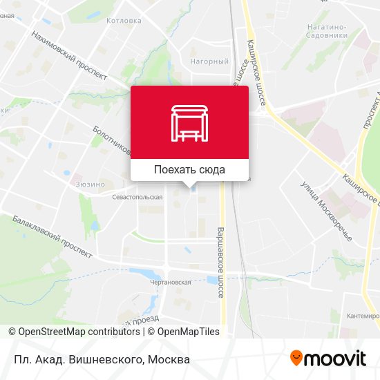 Карта Пл. Акад. Вишневского
