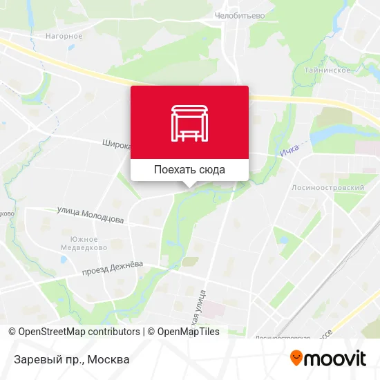 Карта Заревый пр.