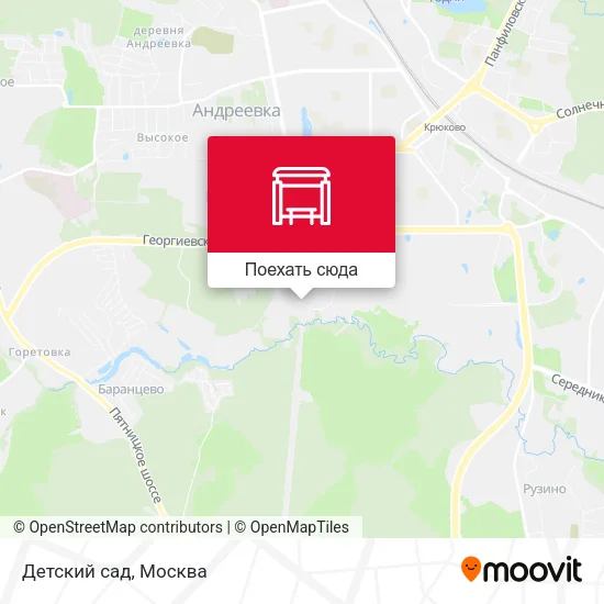Карта Детский сад