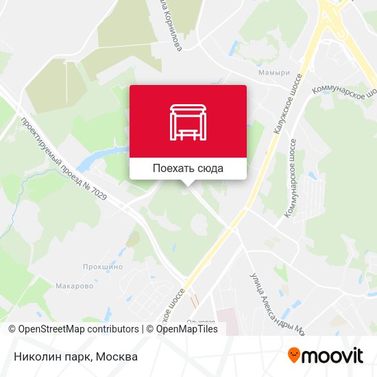 Карта Николин парк