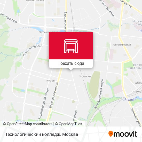 Карта Технологический колледж