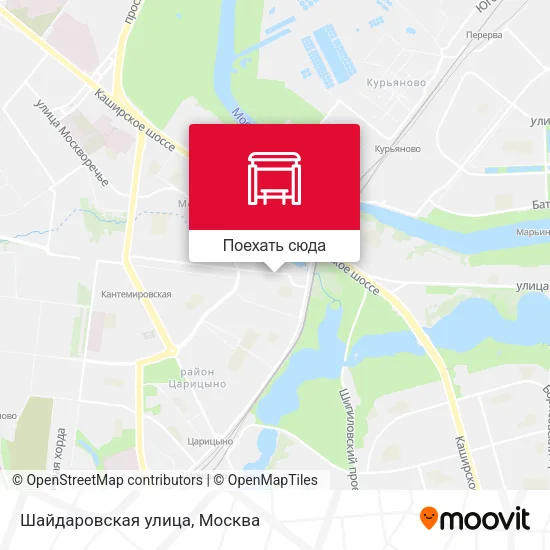 Карта Шайдаровская улица