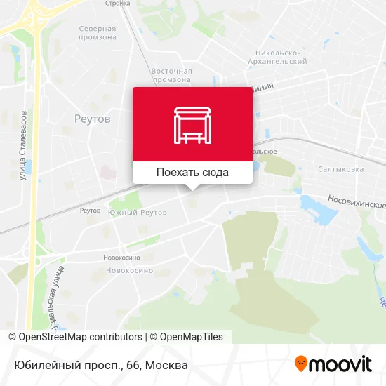 Карта Юбилейный просп., 66