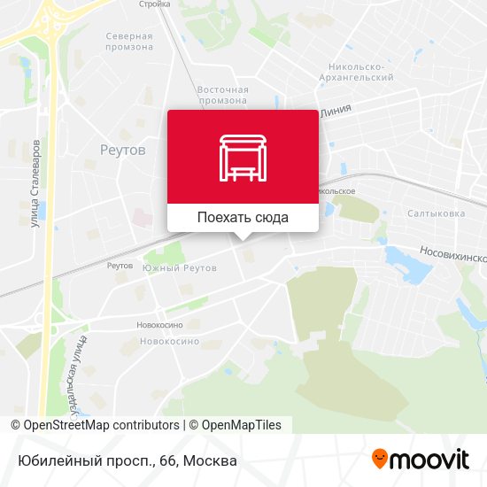 Карта Юбилейный просп., 66