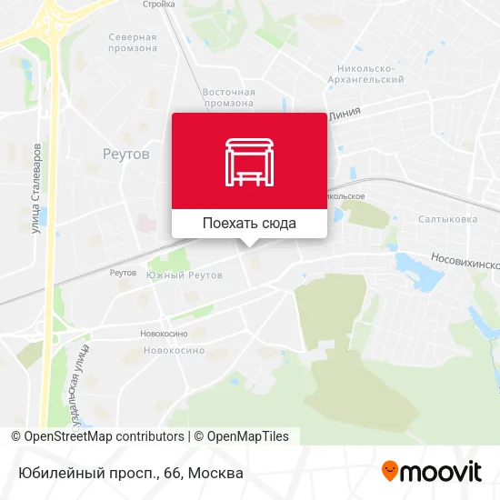 Карта Юбилейный просп., 66