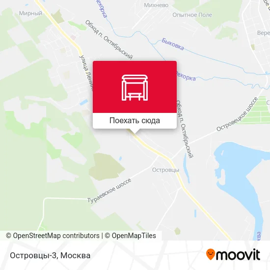 Карта Островцы-3