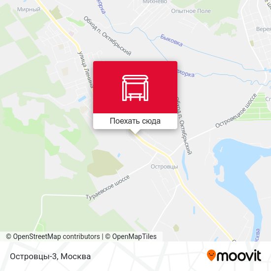 Карта Островцы-3