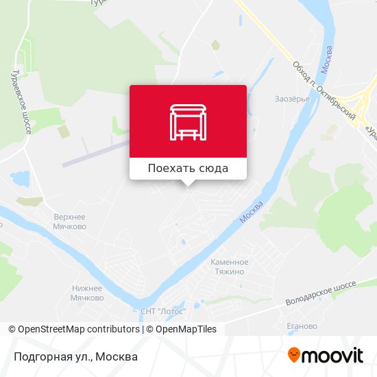Карта Подгорная ул.
