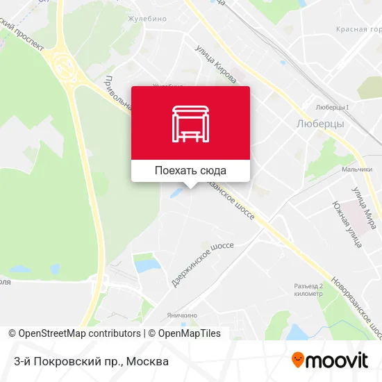 Карта 3-й Покровский пр.