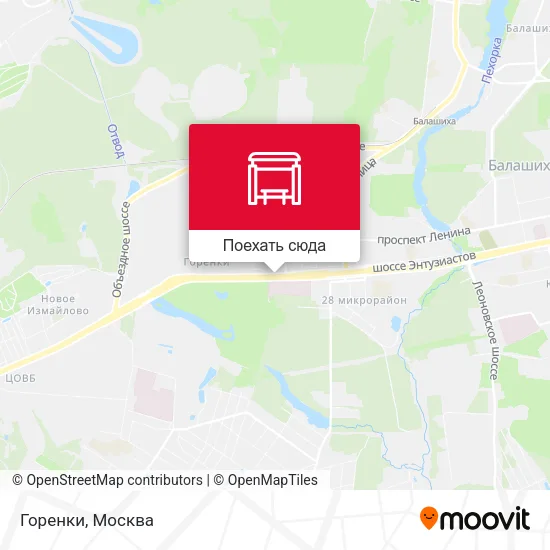 Карта Горенки