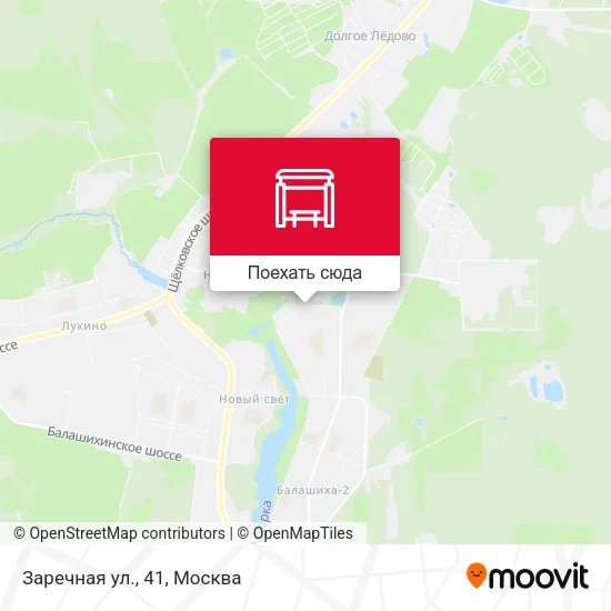 Карта Заречная ул., 41