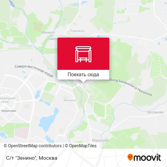Карта С/т "Зенино"