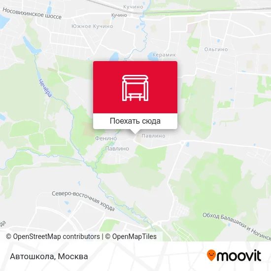 Карта Автошкола