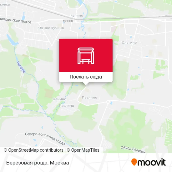 Карта Берёзовая роща