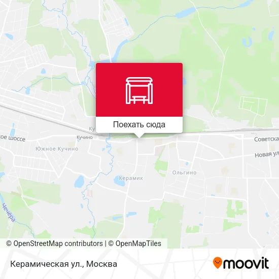 Карта Керамическая ул.