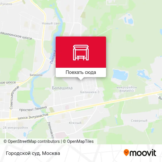 Карта Городской суд