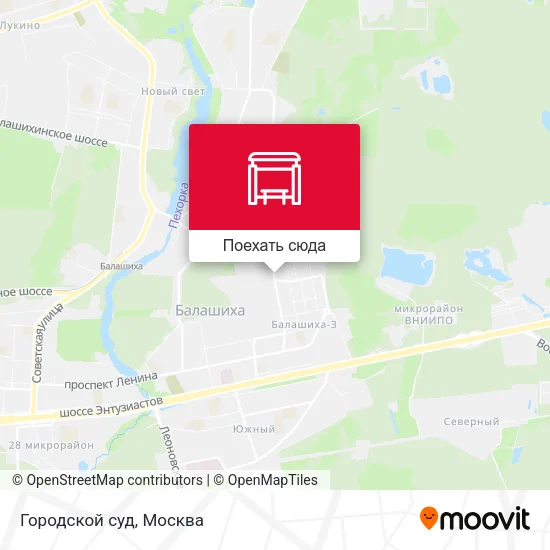 Карта Городской суд